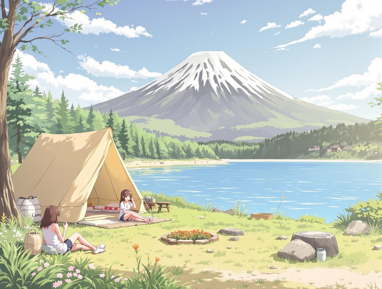 摇曳露营△